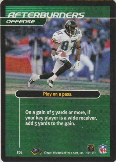 NFL 2001 Showdown 1st Edition Strategy - No S01 - Keenan McCardell
