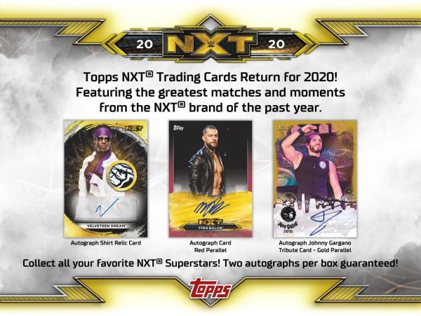 Wrestling 2020 Topps WWE NXT Hobby Box