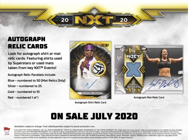 Wrestling 2020 Topps WWE NXT Hobby Box