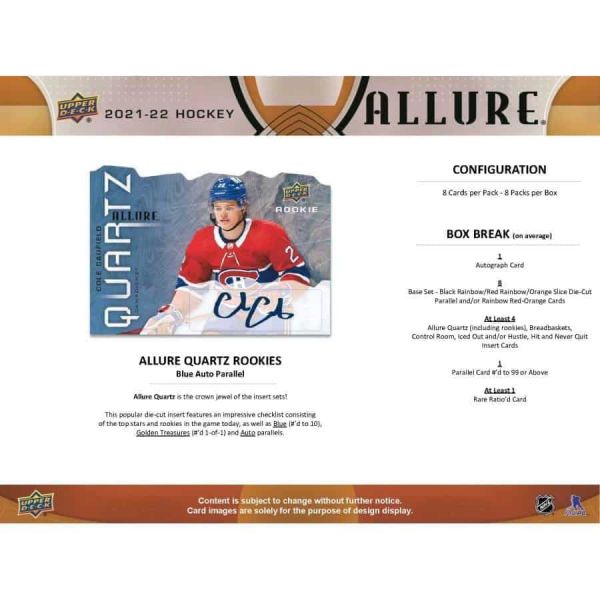NHL 2021-22 Upper Deck Allure Hobby - Box