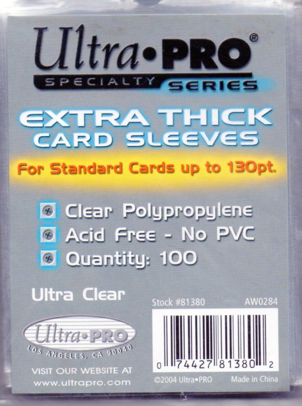 Soft Sleeves - Ultra Pro - Extra Thick up to 130 Pt. - 100 Stück