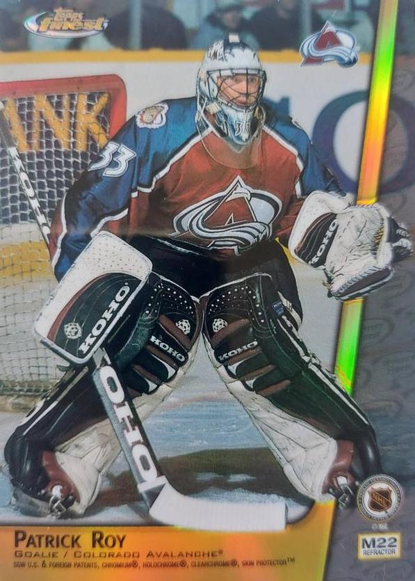NHL 1998-99 Finest Double Sided Mystery Finest Refractors - No M22 - Martin Brodeur / Patrick Roy