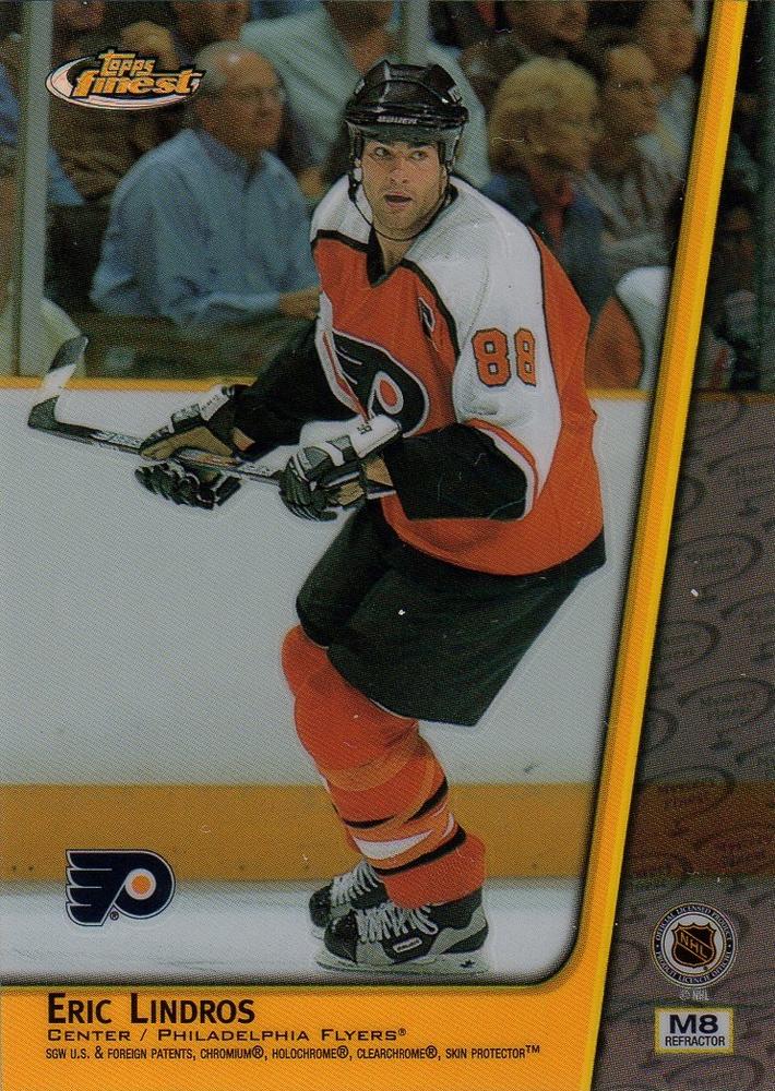 NHL 1998-99 Finest Double Sided Mystery Finest Refractors - No M8 - Wayne Gretzky / Eric Lindros