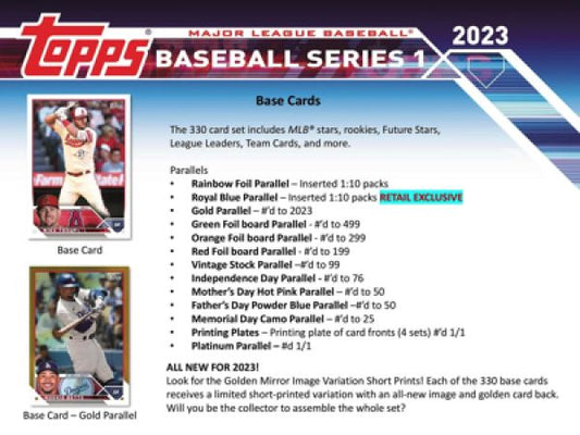 MLB 2023 Upper Deck Series 1 Retail - Box