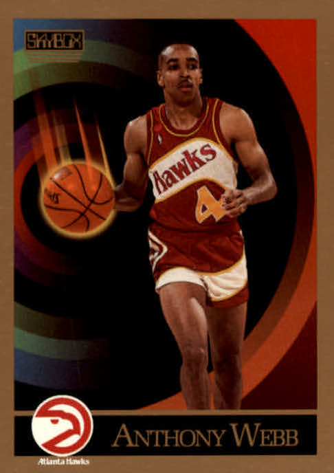 NBA 1990-91 SkyBox - No 10 - Spud Anthony Web