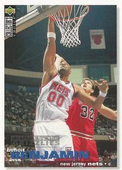 NBA 1995-96 Collector's Choice International German I - No 100 - Benoit Benjamin