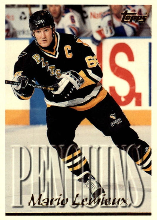 NHL 1995 / 96 Topps - No 100 - Mario Lemieux