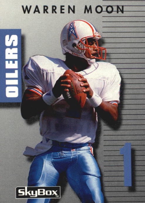 NFL 1992 SkyBox Prime Time - No 100 - Warren Moon