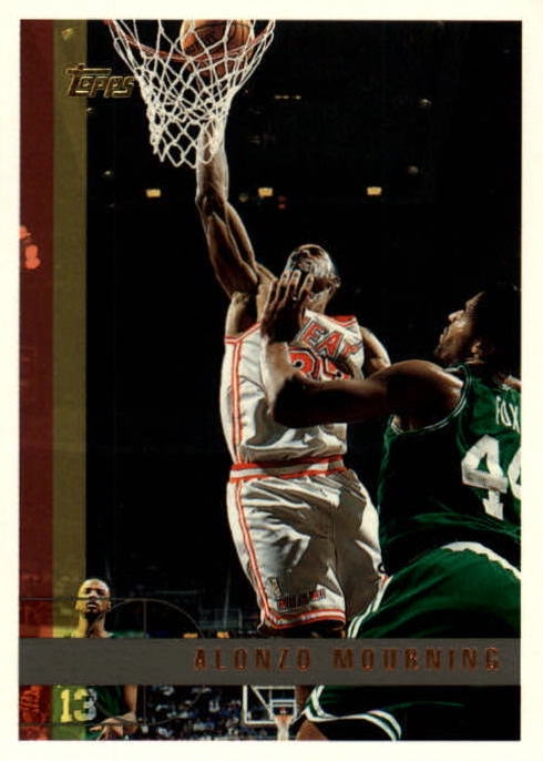 NBA 1997 / 98 Topps - No 101 - Alonzo Mourning