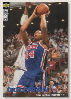 NBA 1995-96 Collector's Choice International German I - No 102 - Derrick Coleman