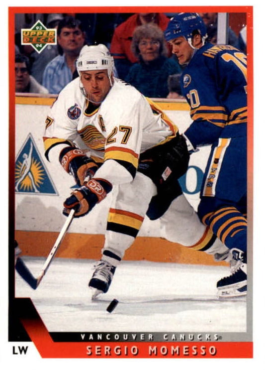 NHL 1993 / 94 Upper Deck - No 104 - Sergio Momesso