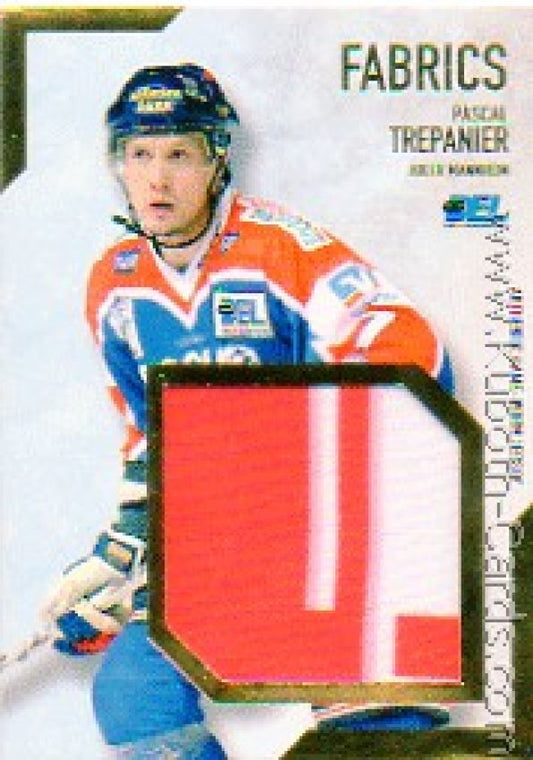 DEL 2008/09 CityPress jersey card Fabrics Gold - No BL11 - Pascal Trepanier