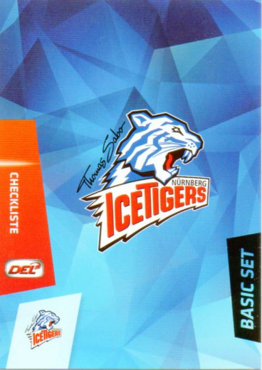 DEL 2014-15 CityPress Basic Set - No 296 - Checkliste Thomas Sabo Ice Tigers Nürnberg