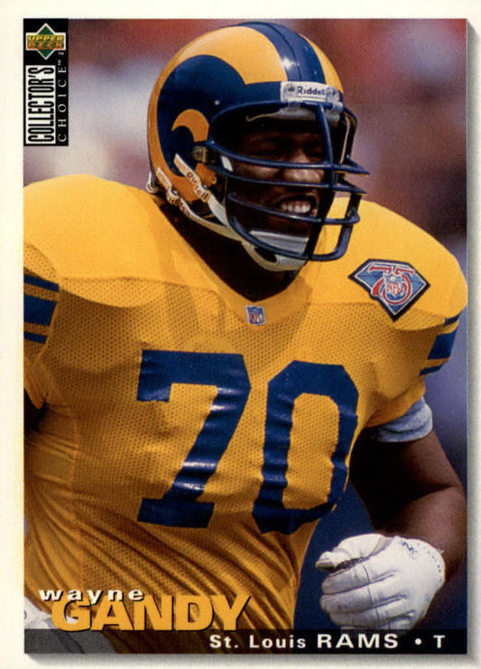 NFL 1995 Collector's Choice - No 105 - Wayne Gandy