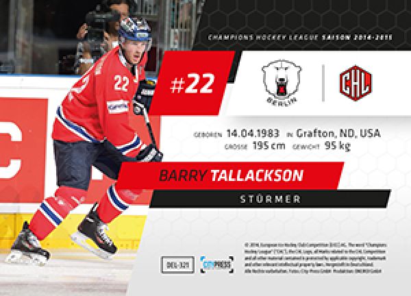 DEL 2014-15 CityPress - No 321 - Barry Tallackson