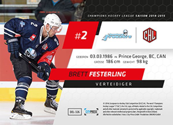 DEL 2014-15 CityPress - No 326 - Brett Festerling