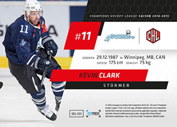 DEL 2014-15 CityPress - No 333 - Kevin Clark