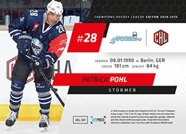 DEL 2014-15 CityPress - No 341 - Patrick Pohl