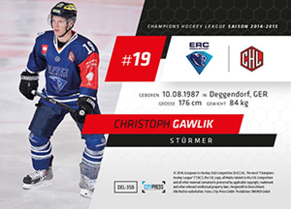 DEL 2014-15 CityPress - No 358 - Christoph Gawlik