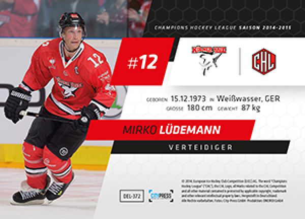 DEL 2014-15 CityPress - No 372 - Mirko Lüdemann