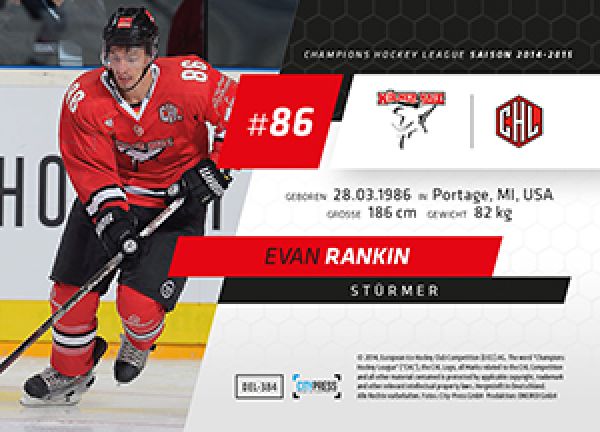 DEL 2014-15 CityPress - No 384 - Evan Rankin