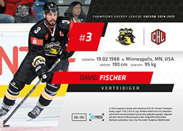 DEL 2014-15 CityPress - No 392 - David Fischer