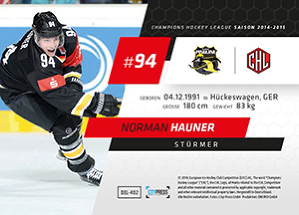 DEL 2014-15 CityPress - No 402 - Norman Hauner