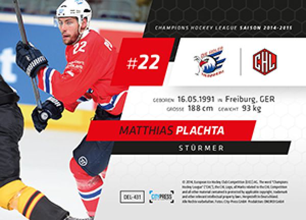 DEL 2014-15 CityPress - No 431 - Matthias Plachta
