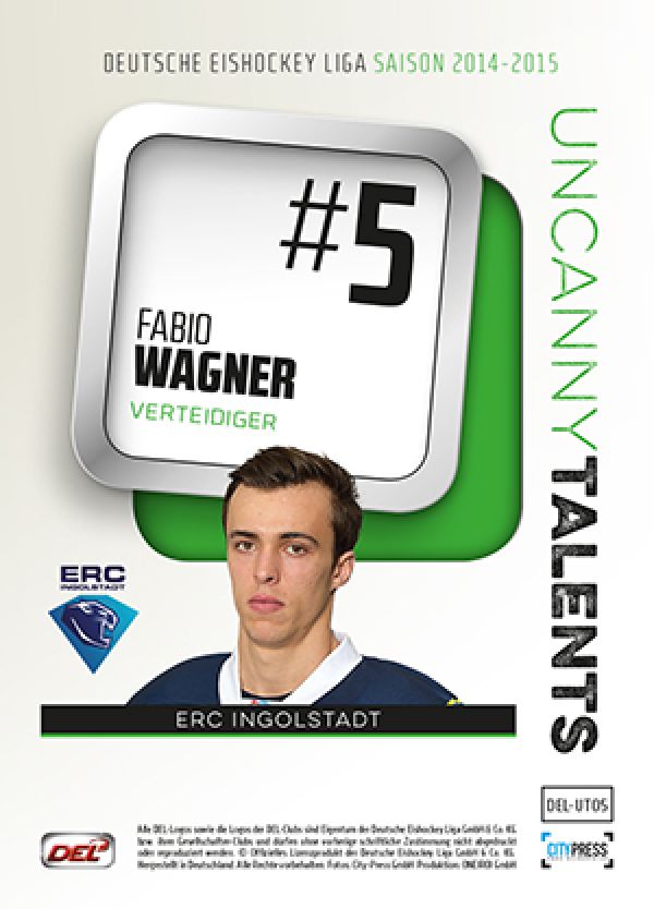 DEL 2014-15 CityPress Premium Uncanny Talents - No UT05 - Fabio Wagner