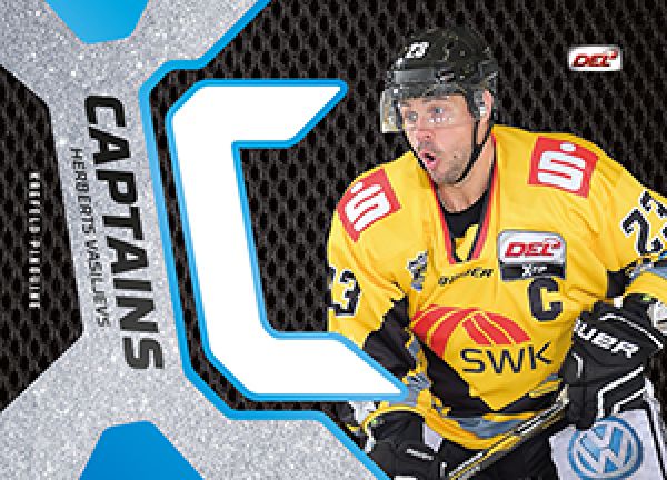 DEL 2014-15 CityPress Premium Captains - No CA08 - Herberts Vassiljevs