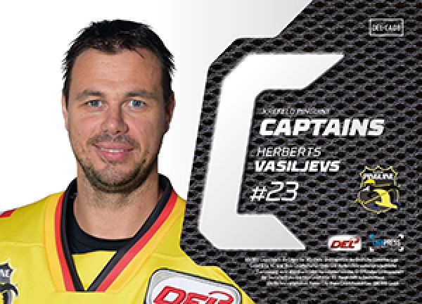 DEL 2014-15 CityPress Premium Captains - No CA08 - Herberts Vassiljevs