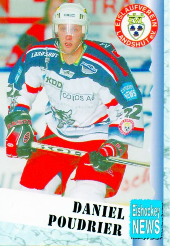 DEL 1999/00 Oberliga EV Landshut - No 07 - Daniel Poudrier