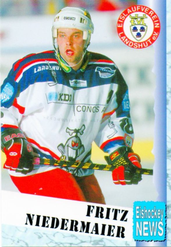 DEL 1999/00 Oberliga EV Landshut - No 06 - Fritz Niedermaier