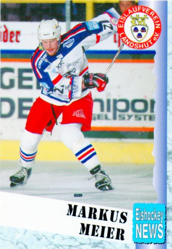 DEL 1999/00 Oberliga EV Landshut - No 18 - Markus Meier