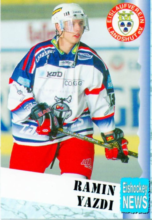 DEL 1999/00 Oberliga EV Landshut - No 15 - Ramin Yazdi