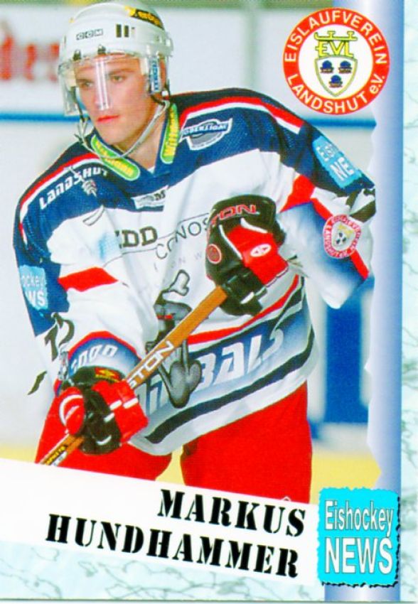 DEL 1999/00 Oberliga EV Landshut - No 14 - Markus Hundhammer