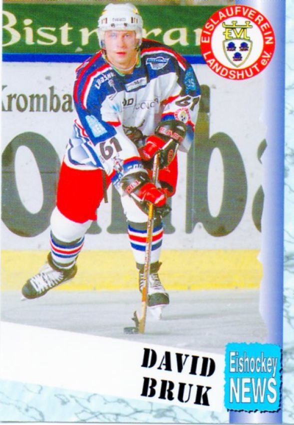 DEL 1999/00 Oberliga EV Landshut - No 22 - David Bruk