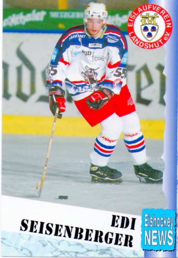 DEL 1999/00 Oberliga EV Landshut - No 21 - Edi Seisenberger