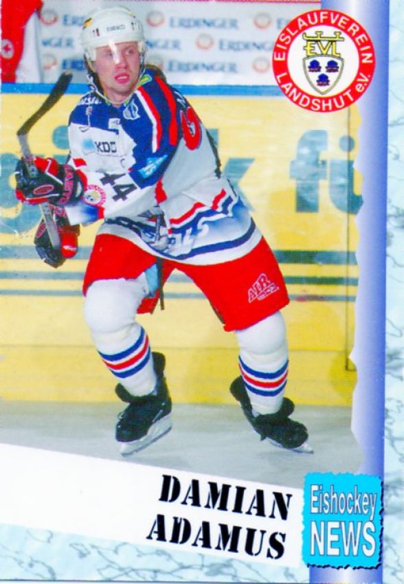 DEL 1999/00 Oberliga EV Landshut - No 20 - Damian Adamus