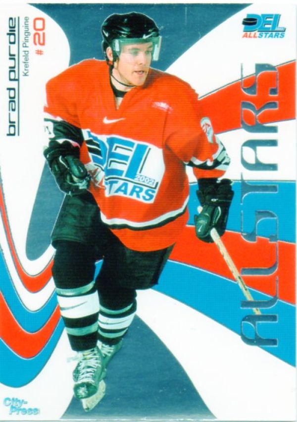 DEL 2002 / 03 CityPress All Stars - No AS 13 - Brad Purdie