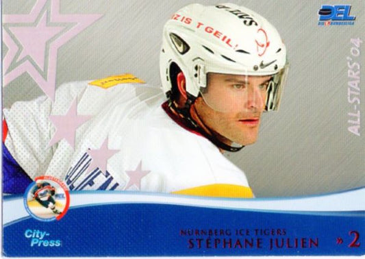 DEL 2004 / 05 CityPress DEL All-Stars - No AS03 - Stephane Julien