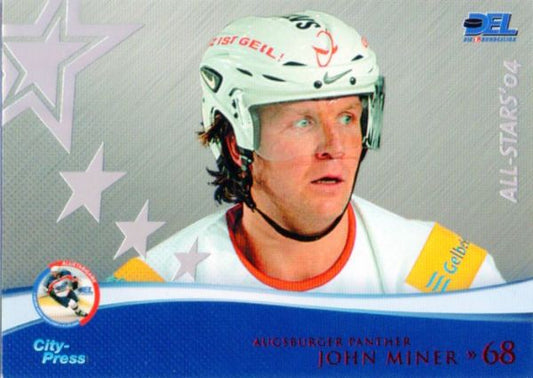 DEL 2004 / 05 CityPress DEL All-Stars - No AS08 - John Miner