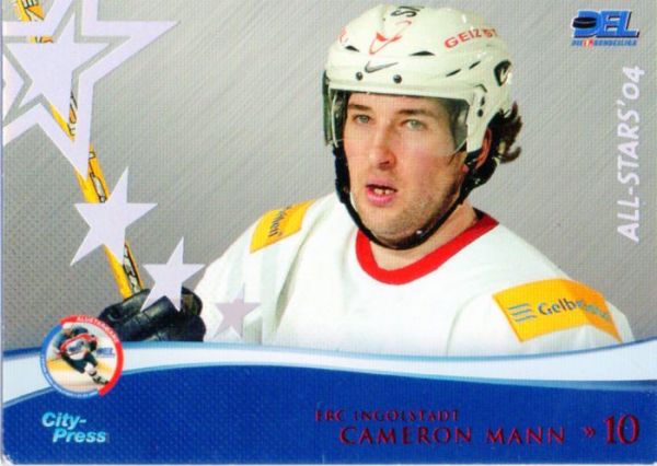 DEL 2004/05 CityPress DEL All-Stars - No AS09 - Cameron Mann