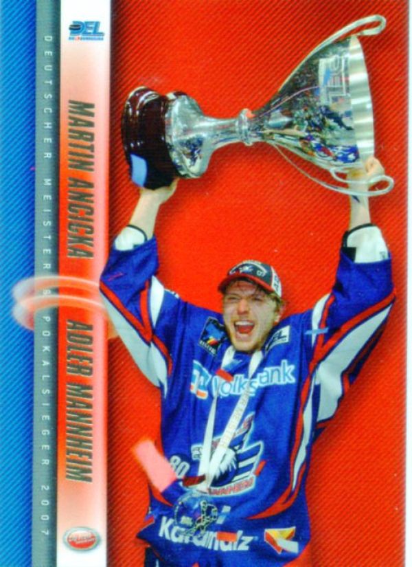 DEL 2007 / 08 CityPress Adler Mannheim Master Set - No DC01 - Martin Ancicka