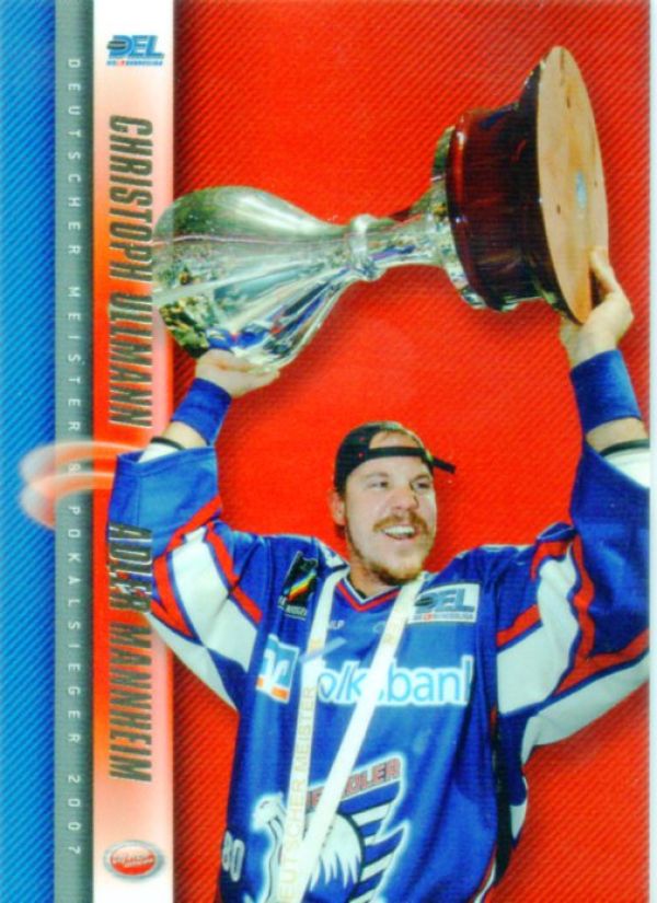 DEL 2007 / 08 CityPress Adler Mannheim Meisterset - No DC18 - Christoph Ullmann