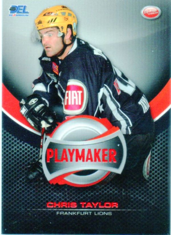 DEL 2007 / 08 CityPress Playmaker - No PM05 - Chris Taylor