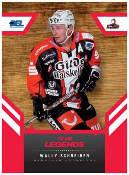 DEL 2008/09 CityPress Team Legends - No LE06 - Wally Schreiber