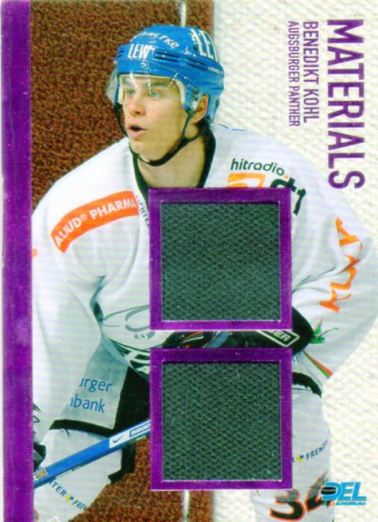 DEL 2008/09 CityPress Jersey Card Materials - No MA05 - Benedikt Kohl