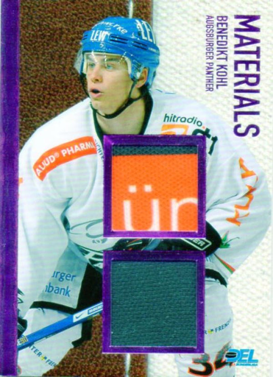 DEL 2008/09 CityPress Jersey Card Materials - No MA05 - Benedikt Kohl