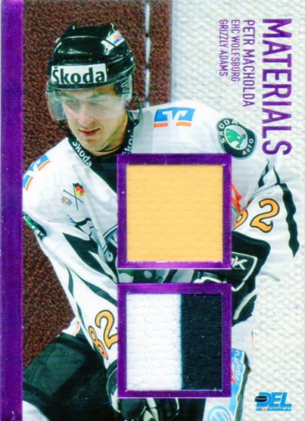 DEL 2008/09 CityPress Jersey Card Materials - No MA04 - Petr Macholda